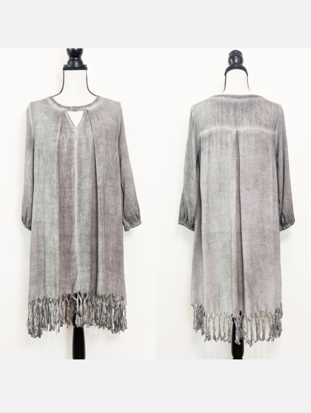 NWT Oddi Fringed Boho Dress, Size Small